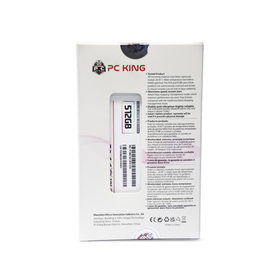 PC KING 512GB SATA SSD